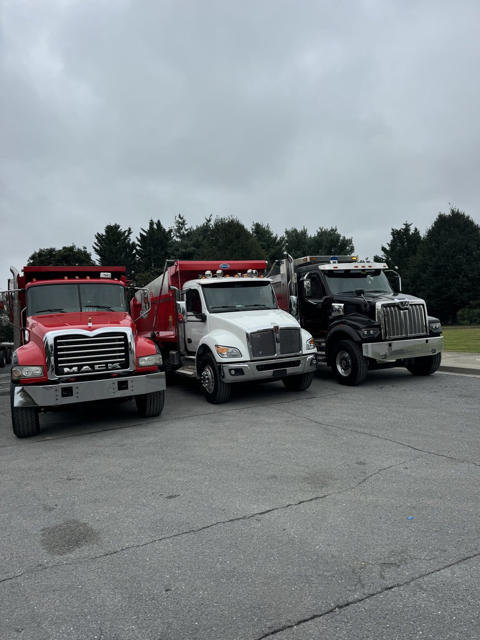 The W&W truck fleet, ready to roll